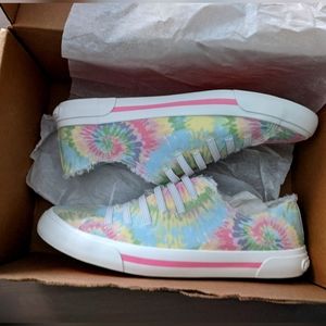 Rocket Dog Jokes Pastel Tie Dye Slip On Sneaker Size 11